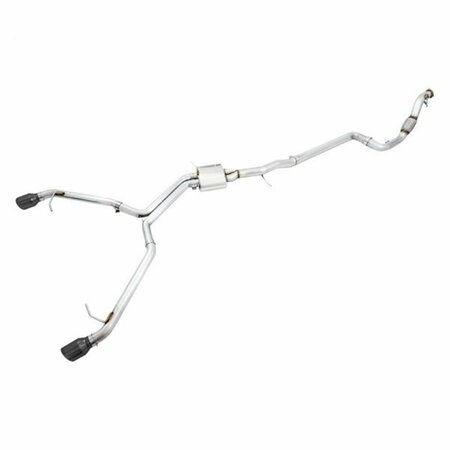 SUPERJOCK Track Edition Exhaust Dual Outlet with Diamond Black Tips for Audi B9 A4 SU3882878